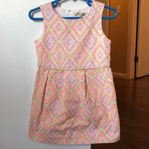 Colorful diamond toddler dress